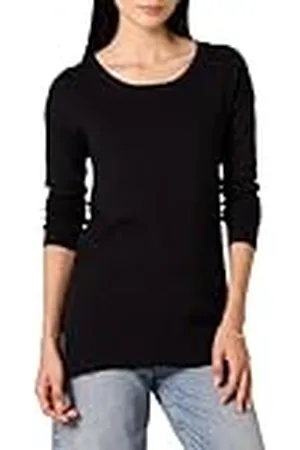 Amazon Jersey Tipo túnica Ligero de Manga Larga con Cuello Redondo (Disponible en Tallas Grandes) Mujer, , S