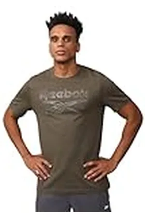 Reebok Identity Camo Camiseta, Hombre, , M