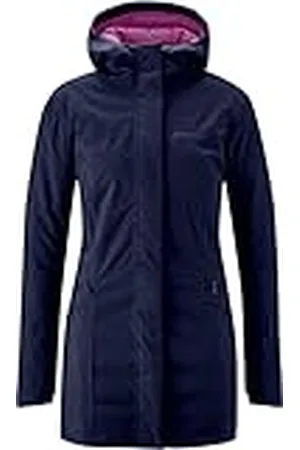 Maier Sports Abrigo Henni para mujer, ligeramente acolchado, color azul oscuro, talla 44