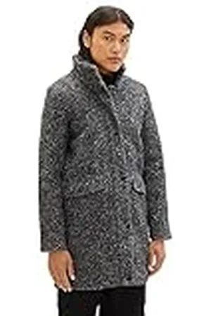 TOM TAILOR 1037586 Abrigo, 10522-Shale Grey Melange, L para Mujer