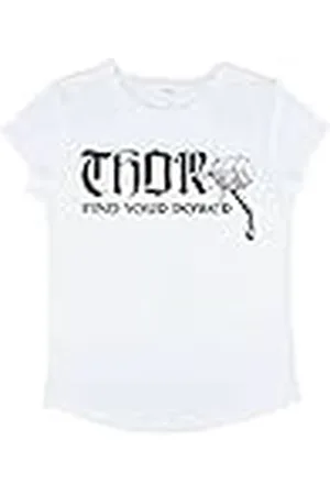 Marvel Avengers Classic Power of Thor-Camiseta de Manga Larga para Mujer, , L