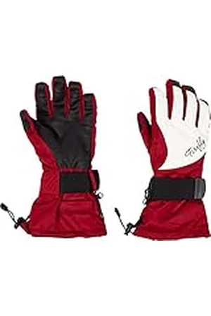 firefly Azura II Handschuhe Guantes para Mujer, marrón Oscuro/Blanco, 7