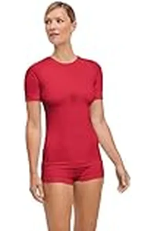 Falke Warm Round Neck W S/s TS Hilo Funcional Secado rápido 1 Pieza, Capa de Base Superior Mujer, , XS