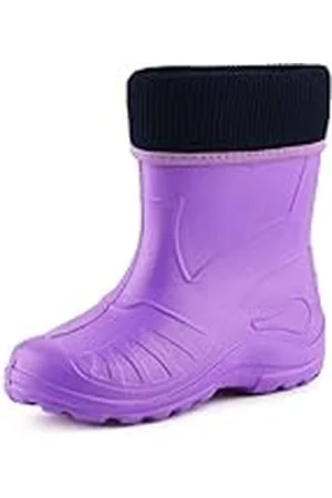 Ladeheid EVA Botas de Agua Botas de Lluvia Infantiles Unisexo de Goma para Niños y Niñas Zapatos Impermeables KL058 ( , 35 EU)