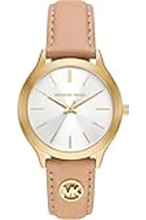 Michael Kors Reloj Analógico para Mujeres de Cuarzo con Correa en Cuero MK7533
