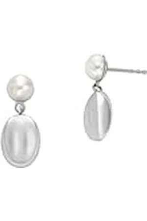 Skagen Pendientes para mujer de Acero Inoxidable o Semipreciosas con Cierre de Fricción en La Parte Posterior Del Poste