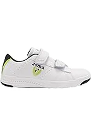 Joma Serie Play jr, Zapatillas, Blanco y Verde, 22 EU