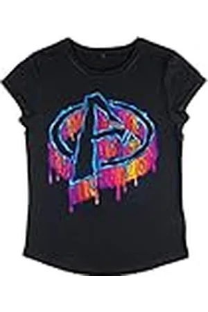 Marvel Avengers Classic-Camiseta Corta para Mujer (Manga Larga), diseño de Los Vengadores, , M