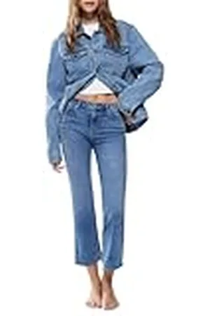 Springfield SPRINGFILED, Mujer, Jeans Kick Flare, Medium Blue, 44