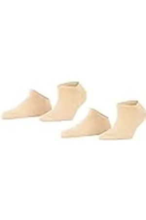 ESPRIT Uni Multipack W Sn algodón lisos 2 pares, Calcetines cortos Mujer, , 39-42
