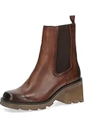 Caprice 9-25425-41, Botines de tacón con cordones para Mujer, Marrón (Cognac Nappa), 40 EU