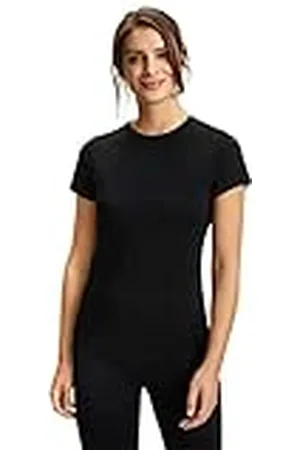 Falke Core Logo Round Neck W S/s SH Lyocell algodón regulación de la Humedad 1 Pieza, Camiseta Mujer, , S