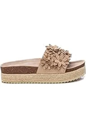 Refresh Sandalia Mujer Beige - Calzado Cómodo y Versátil - Moda casual - Modelo 17246202 (Talla 41)
