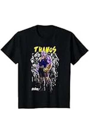 Marvel Niños Avengers Infinity War Thanos Up Front Graphic Camiseta Camiseta
