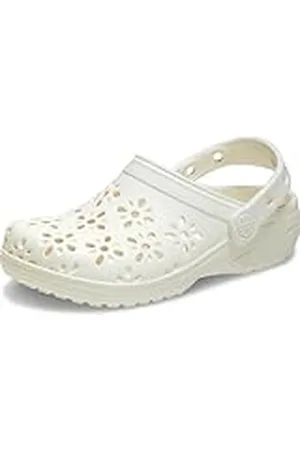 Crocs Classic Floral Cut out Clog K, Zuecos Unisex niños, , 32/33 EU