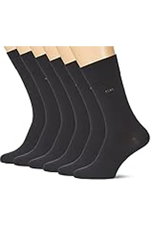 Calvin Klein Crew Sock, Negro , 39-42 (Pack de 6) para Hombre