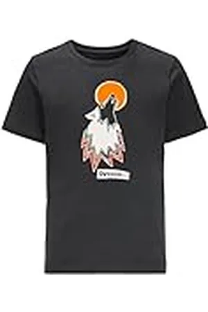 Jack Wolfskin Wolf & Van T B Camiseta de Manga Corta, Niños, , 104 cm