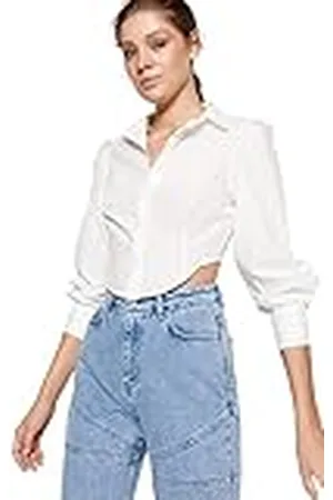 Trendyol Tejida con Cuello de Camisa básica Delgada para Mujer, , 36