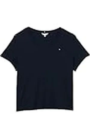 Tommy Hilfiger Camiseta de Manga Corta Mujer Slim Fit Cody con Cuello de Pico, , 48