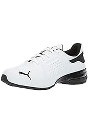 PUMA Viz Runner, Zapatillas de Deporte Hombre, Blanco White Black Black, 45 EU