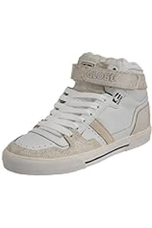 Globe Zapatillas de Deporte de Cuero para Hombre, Color Blanco, Talla 42