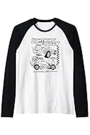 Cars Lightning McQueen Piston Cup Line Camiseta Manga Raglan