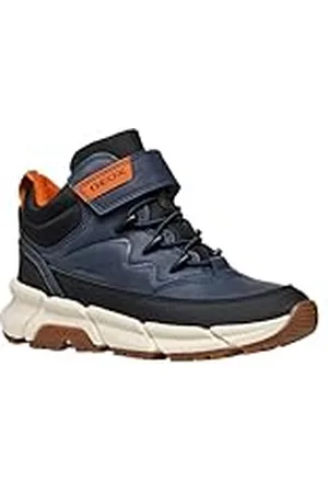 Geox J FLEXYPER Plus Boy, Botín, Navy/Black, 34 EU