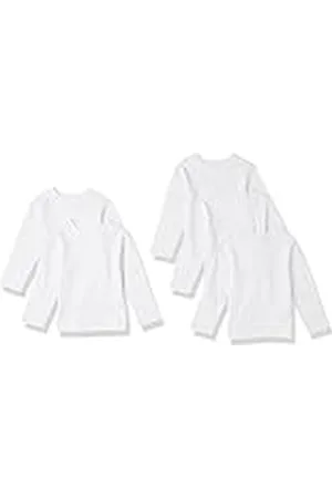 Amazon Camisetas de Manga Larga (Anteriormente Spotted Zebra) Niño, Pack de 5, , 6-7 años