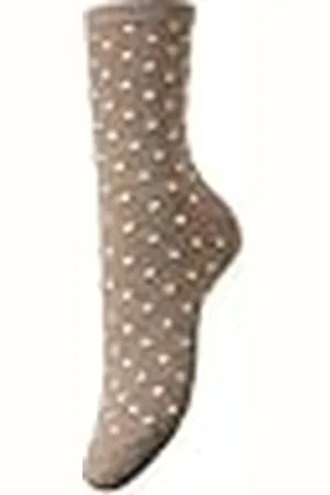 Pieces® Pcsebby Glitter Long 1 Pack Pattern Noos Calcetines, , Talla única para Mujer
