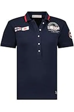 Geographical Norway Karma Lady Camisa Polo, Marine, XL para Mujer