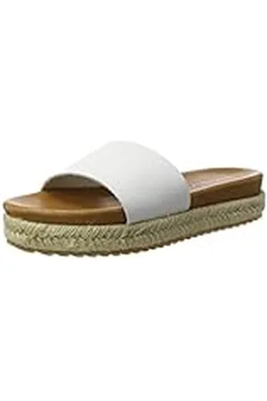 SELECTED 16057168, Sandalias Slip-On Mujer, (White), 40 EU