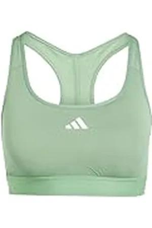adidas Sujetador Deportivo Powerreact para Mujer, Soporte Medio, SAB