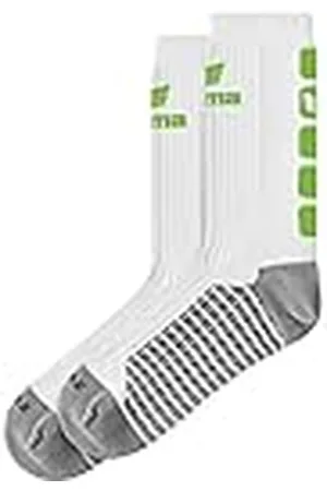 Erima 2181915 Calcetines, Unisex niños, Blanco/Green, 31-34