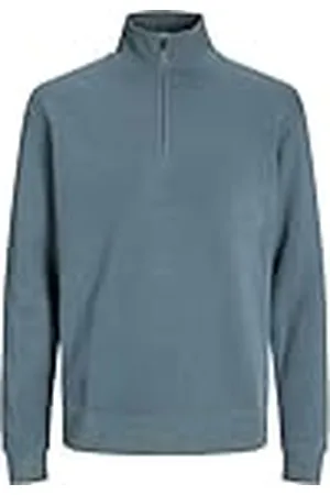 JACK & JONES Jersey Bradley con media cremallera para hombre - XL