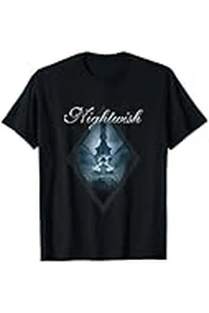 Nightwish Camiseta oficial Dark Passion Play (Portada del álbum + logotipo de + tracklist) - Hombre, Unisex niños - Manga corta - Negro - Talla S