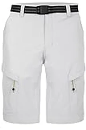 Killtec Hombre Pantalones Cortos funcionales/Pantalones Cortos con cinturón KOS 11 MN BRMDS, Silbergrau, 54, 42826-000