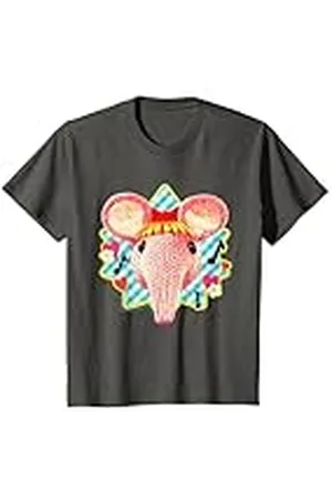Clangers Niños Tiny Clanger, bonito estampado de cuadros vichy retro para niños Camiseta