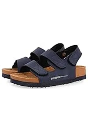 Gioseppo Chanclas DE Suela Bio Color Azul con Cierres Ajustables para NIÑO Y NIÑA KRAPINA