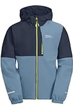 Jack Wolfskin Actamic 2l Jkt K Chaqueta, elemaletal Azul, 128 Unisex niños