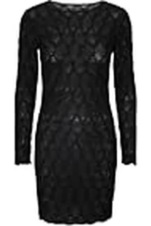 Pieces® Pclola Ls O-neck Short Dress Vestido, Mujer, , M
