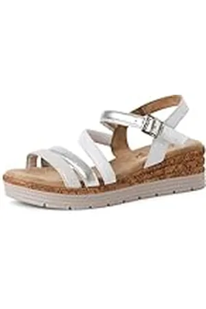 QS by s.Oliver Damen 5-28702-44, Sandalias con cuña Mujer, , 38 EU