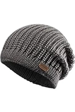 Black Crevice Gorro de Lana para Hombre I Gorro de Invierno Hombres (Talla única, )