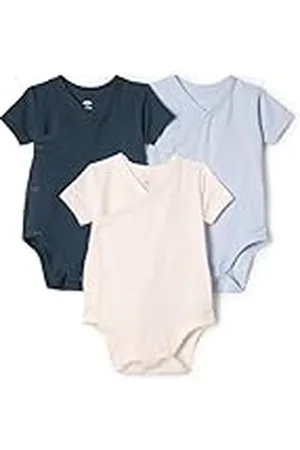 Amazon X Sofia Grainge Body de manga corta con cierre lateral Unisex Bebés, Pack de 3, , 12 meses