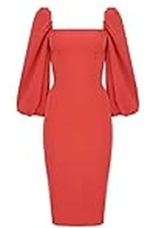 Swing Giselle | | XL lápiz de Moda Swing Damas Tubo Festivo Noche Fiesta Coctel Atractivo Vestido Ajustado | Color Cobre | 42 Mujeres