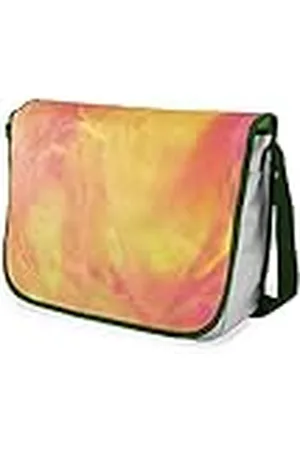 Bonamaison Bolso escolar de mensajero impreso digitalmente con correa caqui para estudiantes, bolsa cruzada, bolsa de mensajero, bolsa de hombro para la escuela, vuelta a la escuela, tamaño: 29 x 36