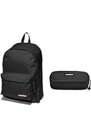 Eastpak Out of Office Mochila, 44 cm, 27 L, (Black) Oval XL Single Estuche, 22 cm, (Black)