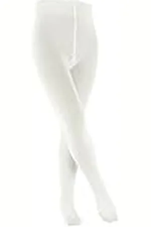 Falke Family K Ti algodón sostenible gruesas lisas 1 pieza, Pantimedias Unisex niños, , 122-128