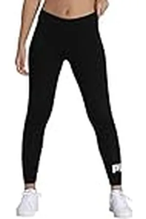 PUMA ESS Logo Leggings Mallas Deporte, Mujer, Black, S