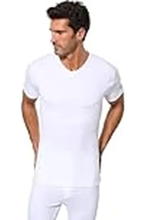 Abanderado Camiseta térmica manga corta cuello pico Algodón de invierno Hombre x1, , L