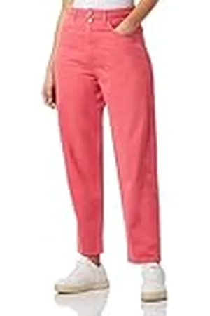Benetton Pantalone 4lyxde018, Jeans Mujer, Rosa (Ciclamino 11F), 25